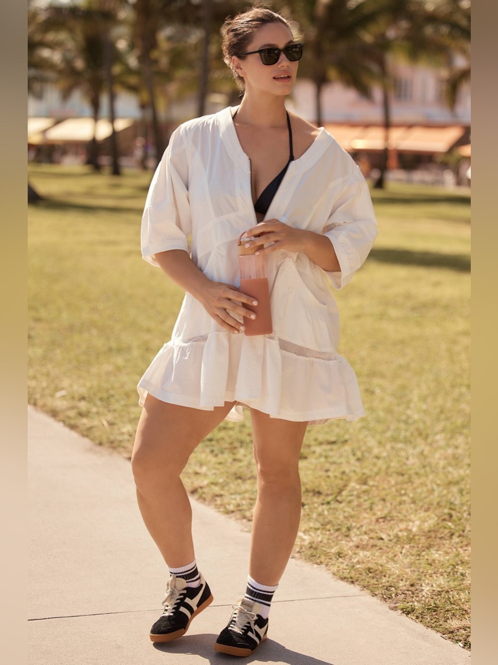 Daily Practice by Anthropologie Relaxed Tiered Mini Dress 1293 - Picture 4 of 11